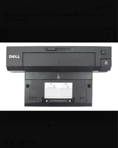 Dockstation Dell + Fonte 130w Originais sem uso 