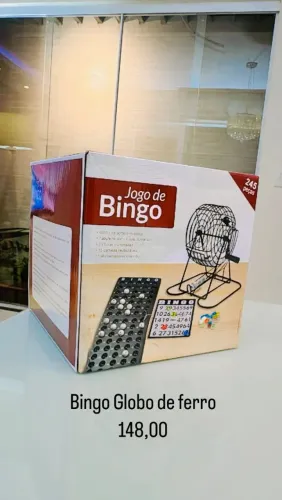 Jogo de Bingo Globo de Ferro Completo