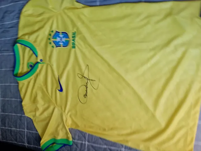 Camisa Brasil Autografada