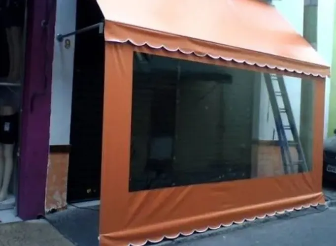 Toldos retrátil para loja