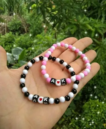 Par de Pulseira Miçanga para Casais