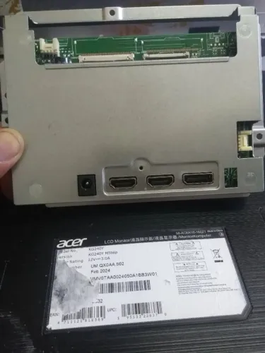 Placa Monitor Acer KG240Y M5biip 24 polegadas