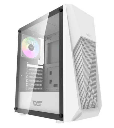 [NOVO] Gabinete Gamer Aigo DarkFlash DK150, Mid-Tower, Lateral de Vidro, 3 Fans, Branco