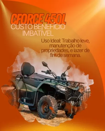 QUADRICICLO CFMOTO CFORCE 450 L 4X4 2025 0KM