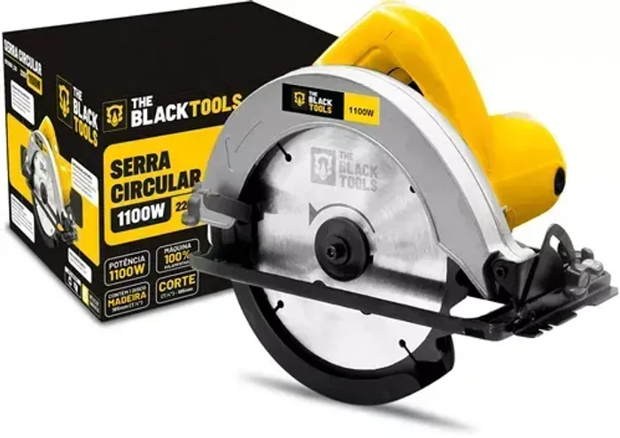 SERRA CIRCULAR PARA MADEIRA 7.1/4" 1100W THE BLACK TOOLS  - BTC1000220