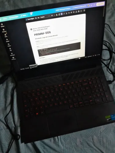 Notebook Dell G15 i5 13gen 16GB DDR5 SSD NVME 512GB