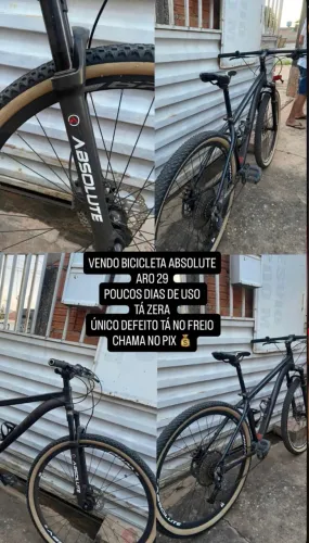 Bicicleta Aro 29 Absolut Seminova