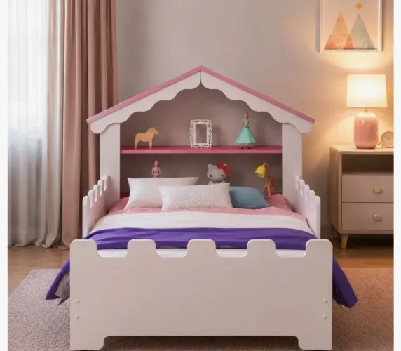 Cama infantil com colchão 
