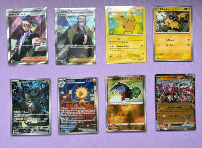 Lote de cartas Pokémon NM