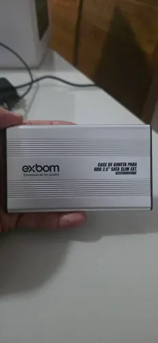 Case Exbom Gaveta HD SSD 2.5" Slim SATA USB 3.0 - Usado Perfeito
