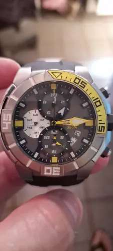 Relógio Orient Seatech mbttc003 Diver Titanium 300m