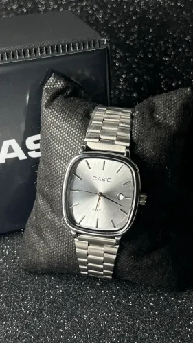 Relógio Vintage Minimalista Aço Inox