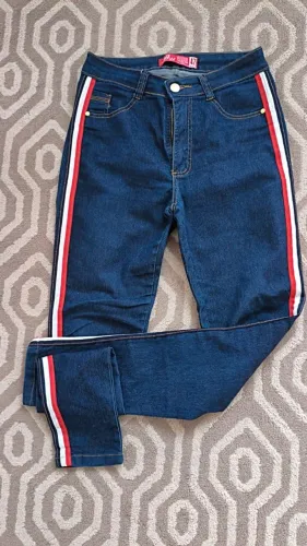 Calca jeans com elastano 