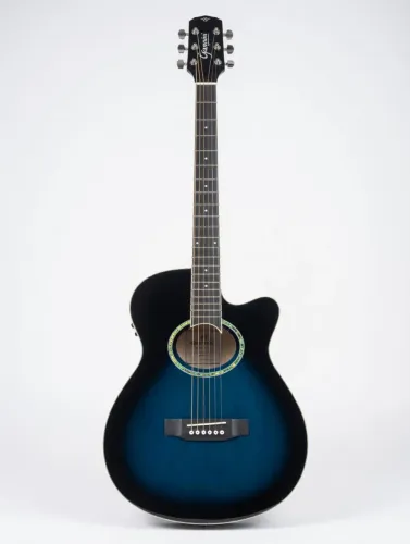 Violão Giannini Eletroacústico Azul Preto (Novinho) + Capa