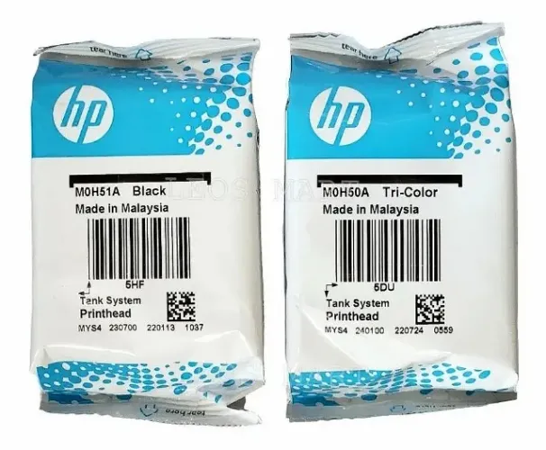 Kit Cabeça Impressão HP M0H50A e M0H51A - Preto e Colorido - Original