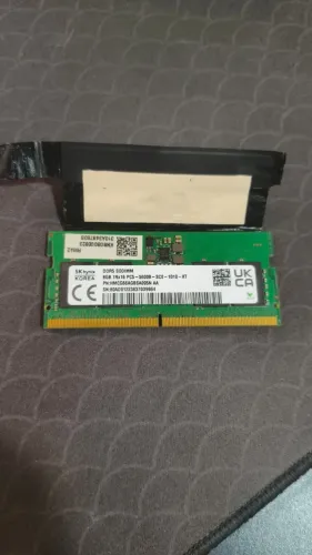 Memória RAM SODIMM DDR5 8GB 5600MHz Hynix (tenho duas)