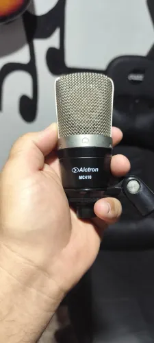 Microfone condensador Alctron MC410 +Pop filter