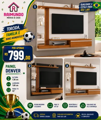 Painel para tv até 55 polegadas