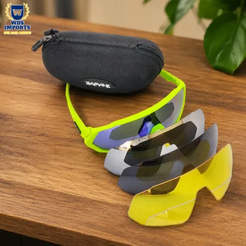 Óculos De Ciclismo Kapvoe Com 5 Lentes Inclui Adaptador De Grau