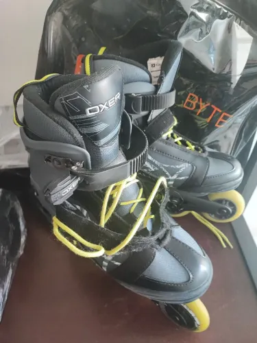 Patins Inline Oxer Byte - Base Alumínio / Rolamento ABEC-7