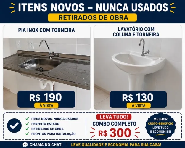 Pia de cozinha e de Banheiro!