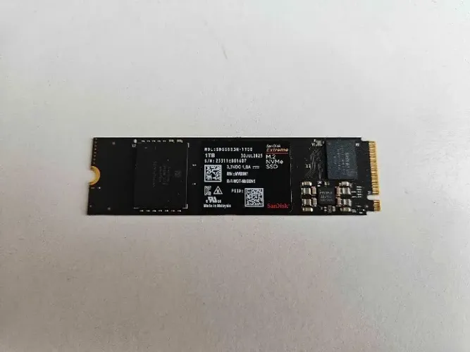 SSD NVMe M2 Gen4 1TB 5150MB/s SanDisk Extreme - 10 Horas de uso apenas
