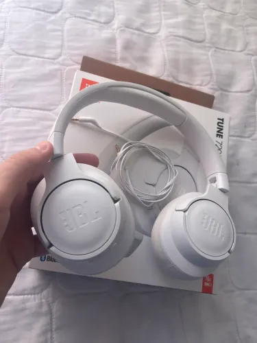 ? JBL Tune 720BT Branco - Original, Pouco Uso + Caixa