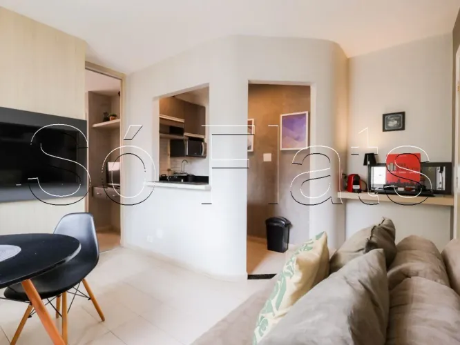 Paulista Flat I, Apartamento disponível para venda com 28m², 1 dormitório e 1 vaga