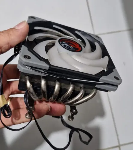 Cooler Para Processador PCYES Nótus LP, ARGB, 120mm, Preto