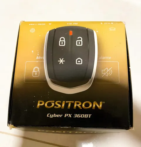Alarme Automotivo Bluetooth Positron Cyber PX 360 BT Universal para Carro | NOVO