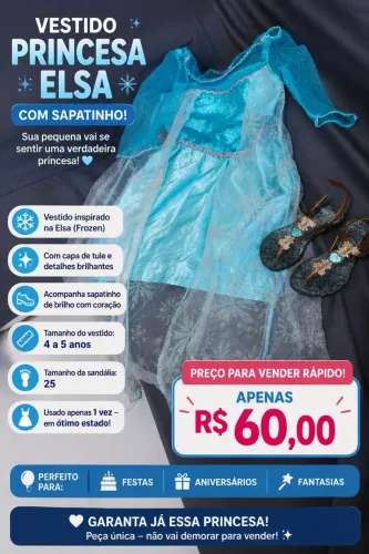 Vestido/fantasia frozen