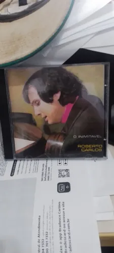 CD Roberto carlos O INIMITÁVEL  novo na capa raridade 
