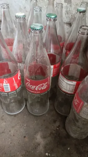 15 garrafas de vidro vazias de 1litro da coca cola
