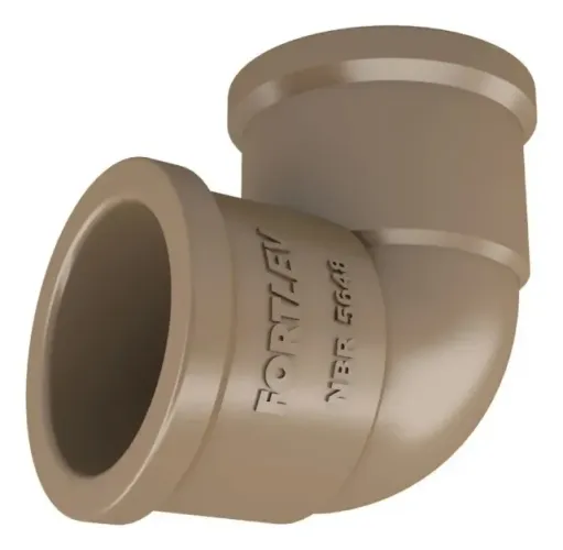 joelho 90° fortlev soldável 20mm pvc água fria