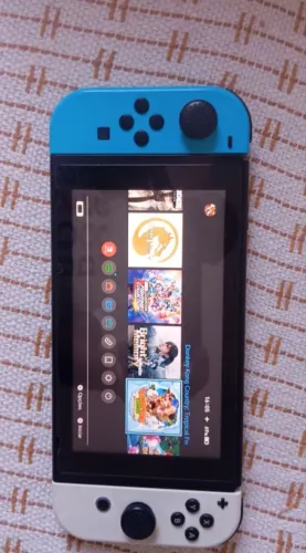 Nintendo switch desbloqueado completo keise doke controle película vários jogos