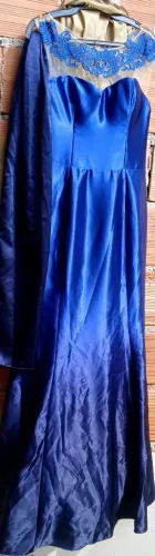 Vestido de festa azul