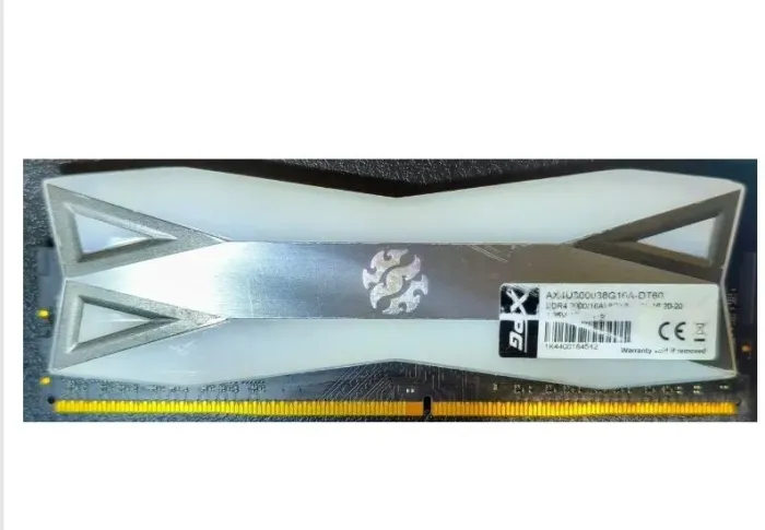 Memória DDR4 XPG Spectrix D60, 16GB (1x16GB), 3000Mhz, RGB, Branca,