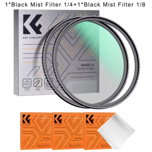 Filtros Black Mist K&F CONCEPT Tamanho 77mm - Novos, apenas testados.