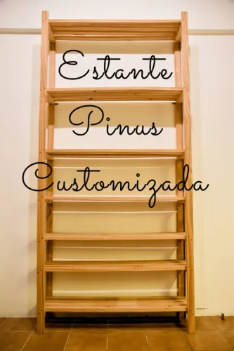 Estante Pinus Sob Encomenda