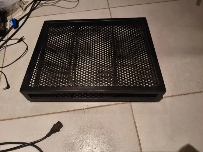 Pedalboard 50x42 em aço, para pedais