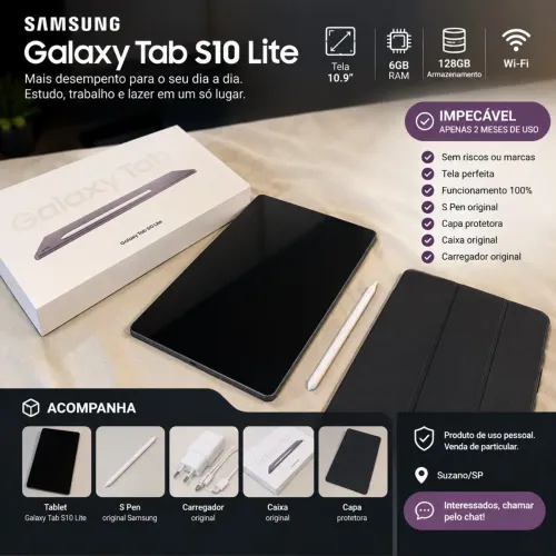 Tablet Galaxy Samsung S10 Lite