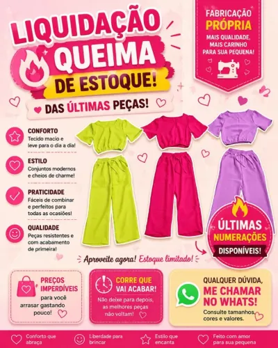 roupa infantil feminina