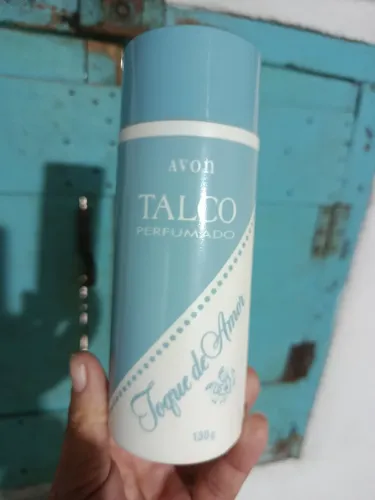 ?Talco Antigo Avon Toque de Amor Vintage Coleção (Quase Cheio)