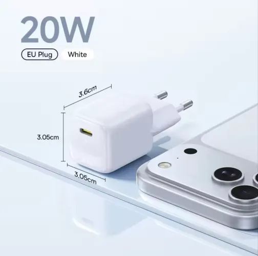 Carregador IPhone Fonte USB-C Para 20w turbo