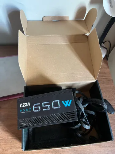 Fonte Gamer AZZA 650W 80 PLUS Bronze PFC ATIVO, PSAZ-650W