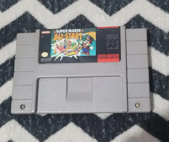 Jogo Super Mario All Stars Original Super Nintendo SNES