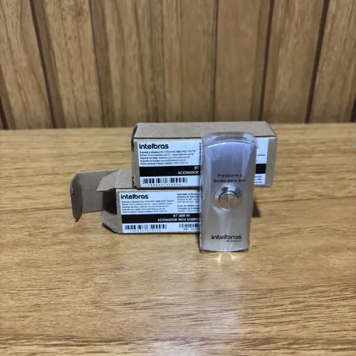 Botoeira/Acionador Inox de Sobrepor Intelbras BT 3000 IN