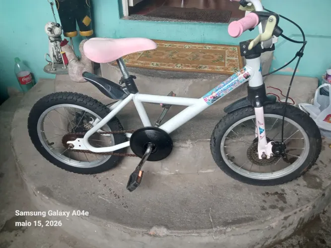 Bicicleta Infantil feminina aro 16 da frozen