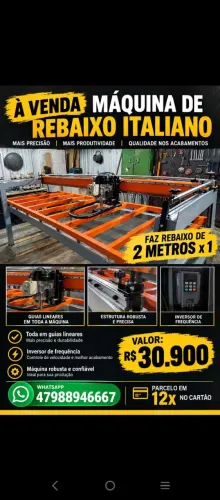 Máquina rebaixo italiano