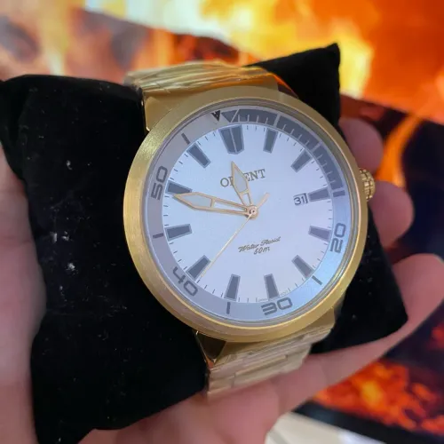 Relógio Orient Masculino ORIGINAL Dourado |Moderno| Sofisticado puro luxo